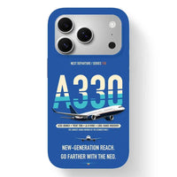 Thumbnail for Airbus A330-800neo Case design on blue iphone case