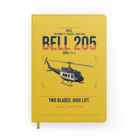 Thumbnail for Bell 205A-1++ design on yellow notebook