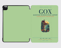 Thumbnail for Manohar International Airport Mopa (GOX) design on light green ipad tablet case