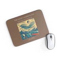 Thumbnail for VINTAGE G4473 - The Night Glider Wave - Designed Mouse Pads design on brown rectangle