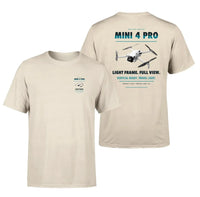 Thumbnail for DJI Mini 4 Pro design on beige t shirt