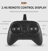 Thumbnail for Z59 2Channel 2.4G Glider RC Airplane with Eagle Style Remote Control EPP Foam Drone Simple Control - view 21