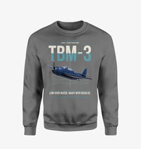 Thumbnail for TBM-3 Avenger design on gray sweatshirt