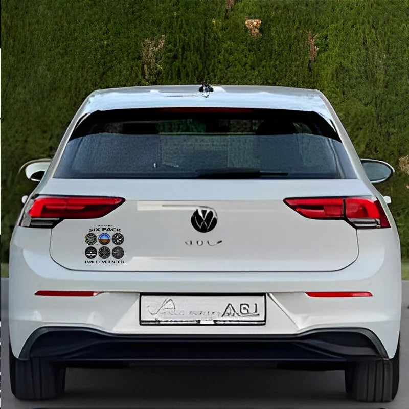 Only Six Pack I Will Car Sticker - view 3