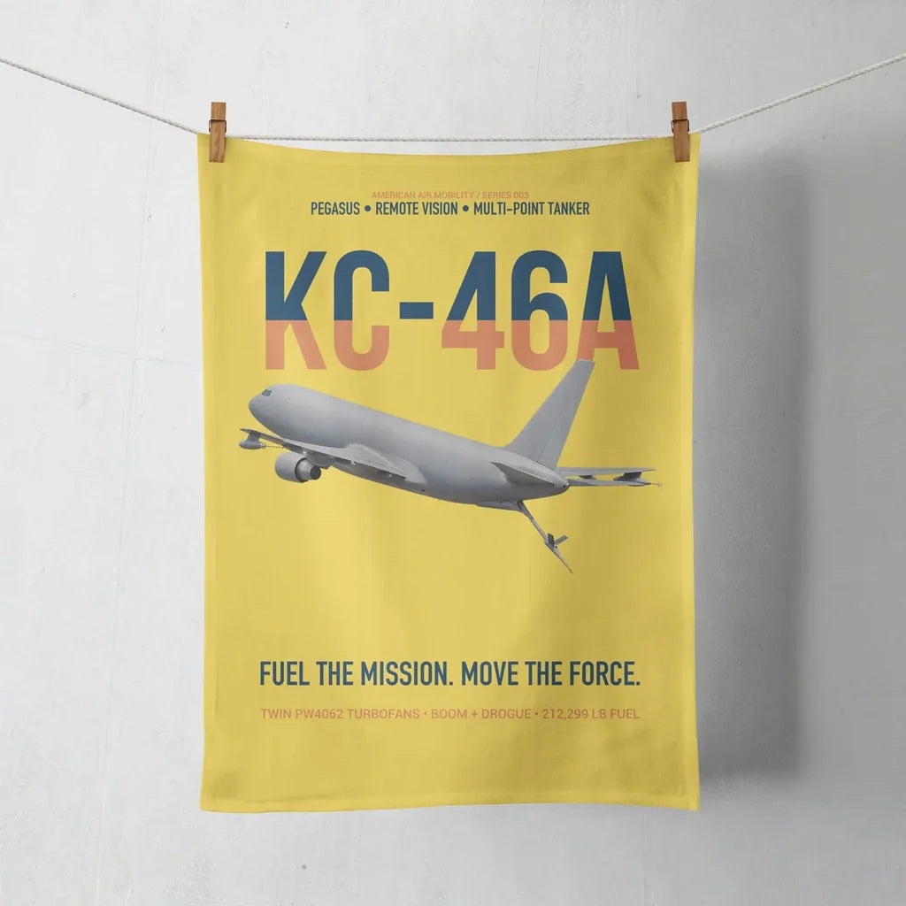 KC-46A PEGASUS design on yellow towel