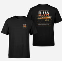 Thumbnail for Albatros D.Va design on black t-shirt, double-side print