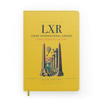 Thumbnail for Luxor International Airport (LXR) design on yellow notebook