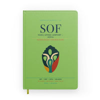 Thumbnail for Vasil Levski Airport – Sofia (SOF) design on light green notebook