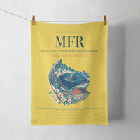 Thumbnail for Rogue Valley International–Medford Airport (MFR) design on yellow towel