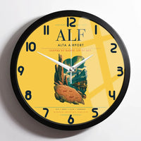 Thumbnail for Alta Airport ALF Wall-Clock Framed - Yellow