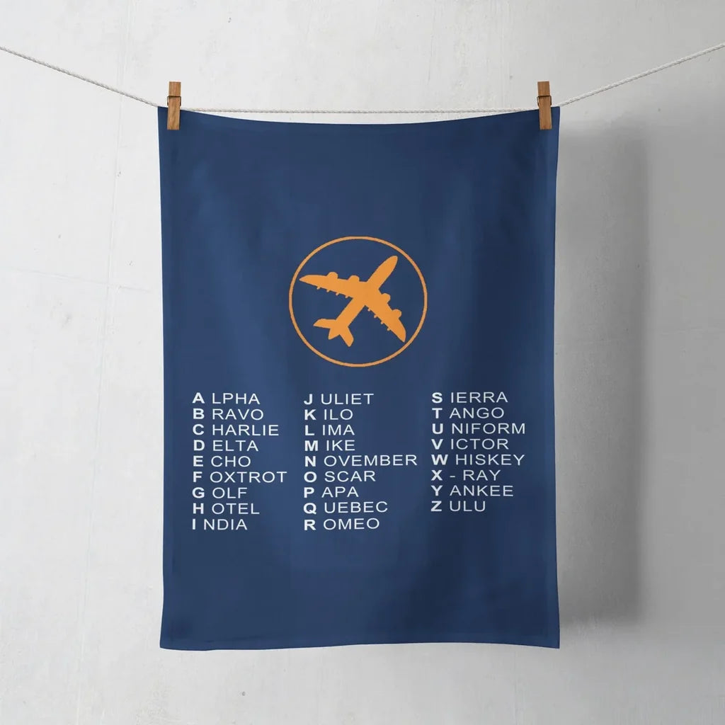 Aviation Alphabet Towel - view 3