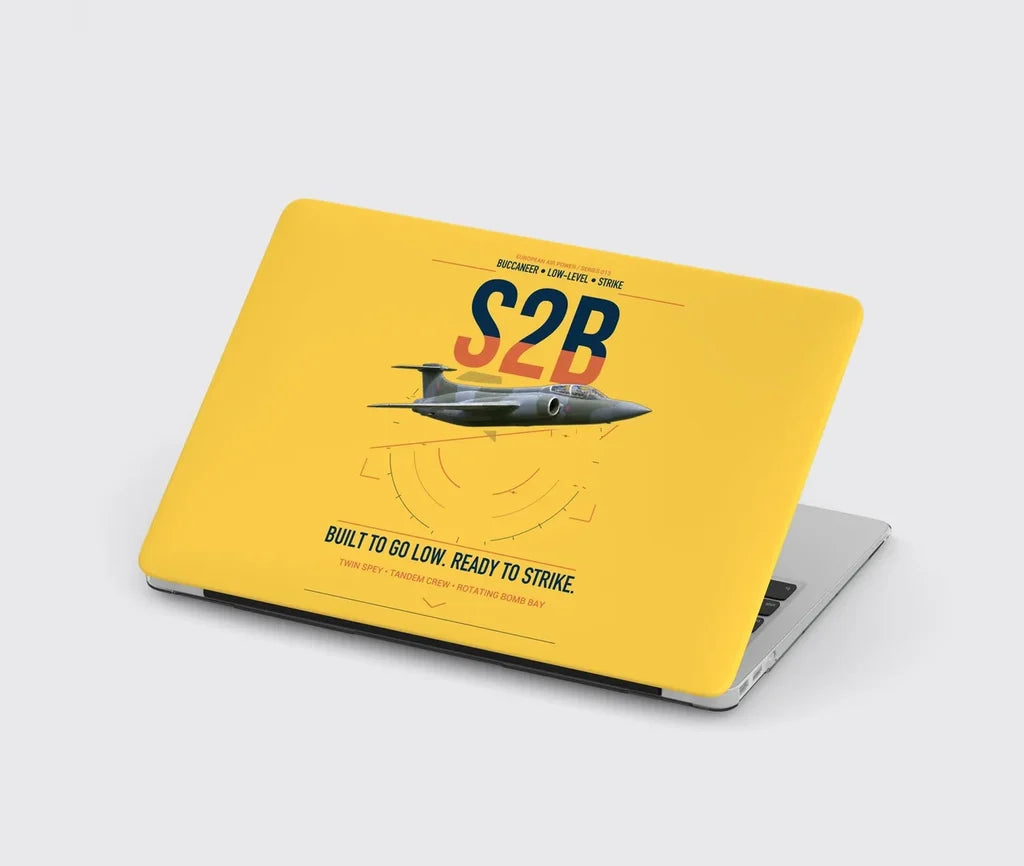 Blackburn Buccaneer S2B design on yellow MacBook case