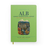 Thumbnail for Albany International Airport (ALB) design on light green notebook
