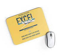 Thumbnail for Cessna Citation Excel design on yellow rectangle mouse pad