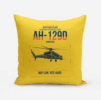 Thumbnail for AgustaWestland AH-129D Mangusta design on yellow pillow