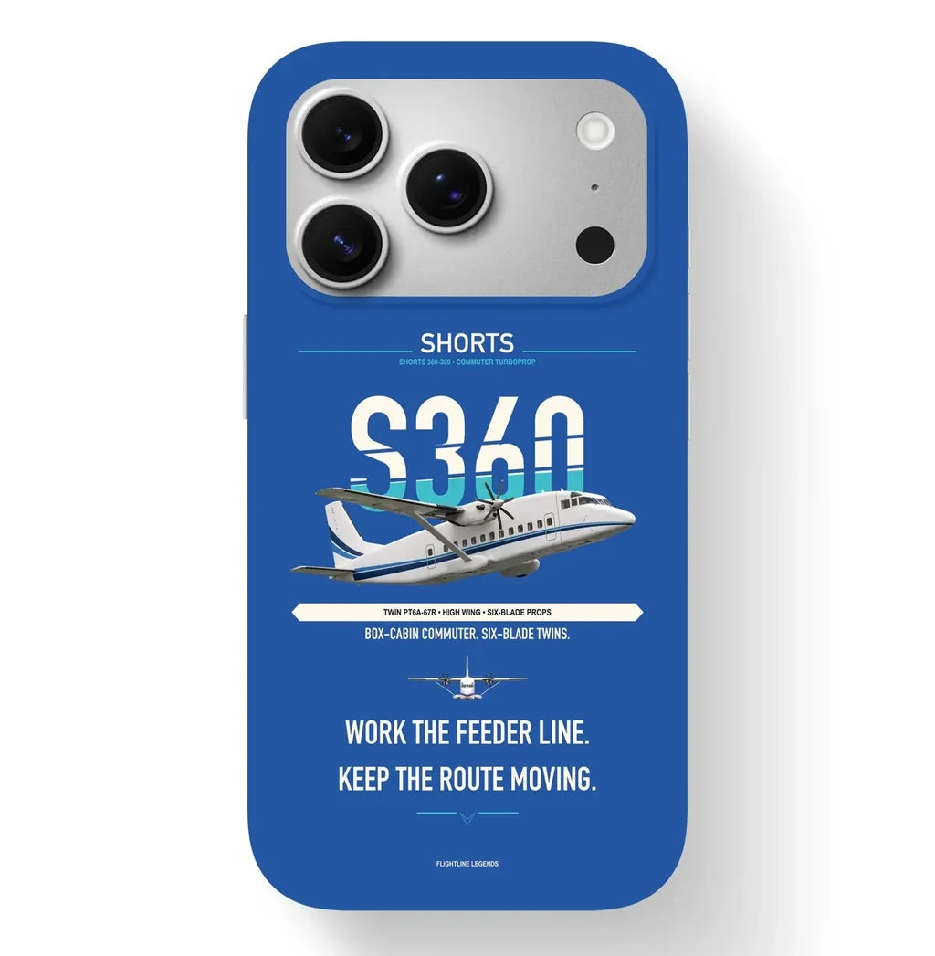 Shorts 360-300 Case design on blue iphone case