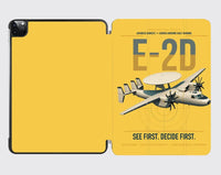 Thumbnail for E-2D Advanced Hawkeye design on yellow ipad tablet case