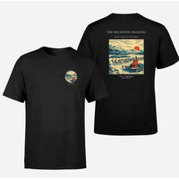 Thumbnail for VINTAGE G4350 - The Reindeer Crossing - Double-Side T-Shirt design on black double side t shirt