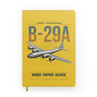 Thumbnail for B-29A Superfortress design on yellow notebook