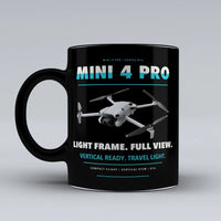 Thumbnail for Mini 4 Pro Mug design on black dji