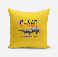 Thumbnail for C-46D Commando design on yellow pillow