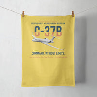 Thumbnail for C-37B Global Command Link design on yellow towel