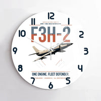Thumbnail for F3H-2 Demon design on white no frame wall clock