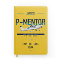 Thumbnail for Tecnam P-Mentor design on yellow notebook