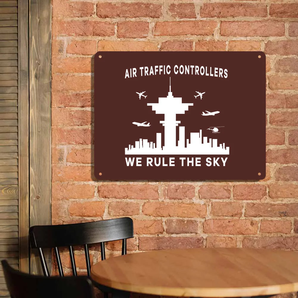 Air Traffic Controllers - We Metal Sign - view 3