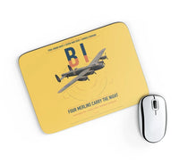 Thumbnail for Avro Lancaster B I design on yellow rectangle mouse pad