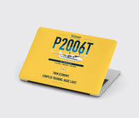 Thumbnail for Tecnam P2006T design on yellow MacBook case