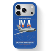 Thumbnail for Dassault Mystère IV A design on blue magsafe iphone case, for iPhone 17 Pro