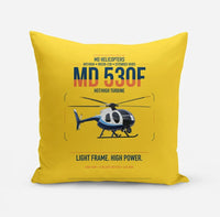 Thumbnail for MD Helicopters MD 530F design on yellow pillow