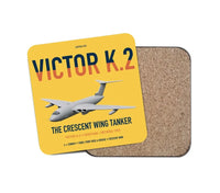 Thumbnail for Handley Page Victor K.2 design on yellow 1 piece coaster