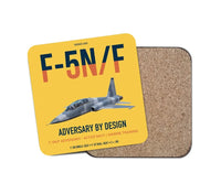 Thumbnail for F-5N F Adversary design on yellow 1 piece coaster