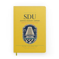 Thumbnail for Santos Dumont Airport (SDU) design on yellow notebook
