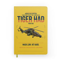 Thumbnail for Airbus Helicopters Tiger HAD design on yellow notebook