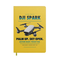 Thumbnail for DJI Spark design on yellow notebook