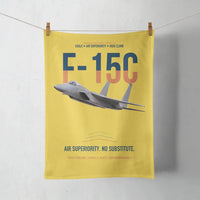 Thumbnail for F-15C Eagle Air Superiority No Substitute design on yellow towel