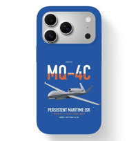 Thumbnail for MQ-4C Triton IFC-4 design on blue magsafe iphone case, for iPhone 17 Pro