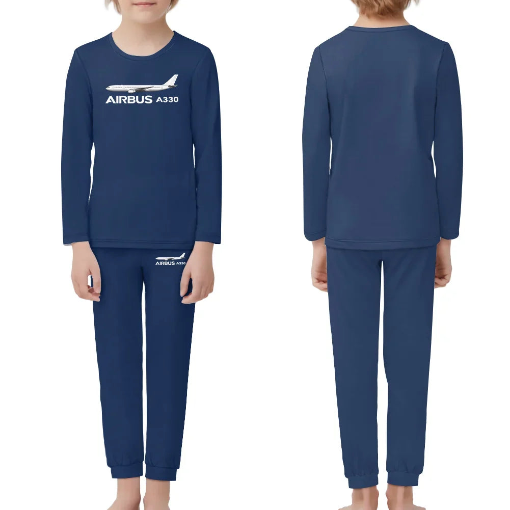 The Airbus A330 children pajamas - Dark Blue