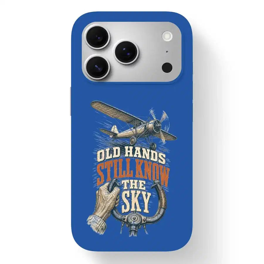 SIGNAL 632 - Old Hands Still Know The Sky - MagSafe iPhone 17 Pro design on blue magsafe iphone 17 pro