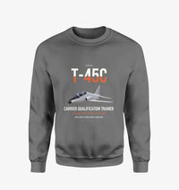 Thumbnail for T-45C Goshawk design on gray sweatshirt
