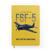 Thumbnail for F6F-5 Hellcat design on yellow notebook