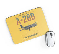 Thumbnail for A-26B Invader design on yellow rectangle mouse pad