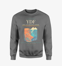 Thumbnail for Deer Lake Regional Airport (YDF) design on gray sweatshirt