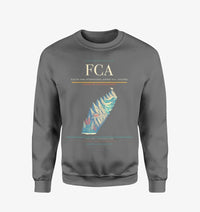 Thumbnail for Glacier Park International Airport (FCA) design on gray sweatshirt
