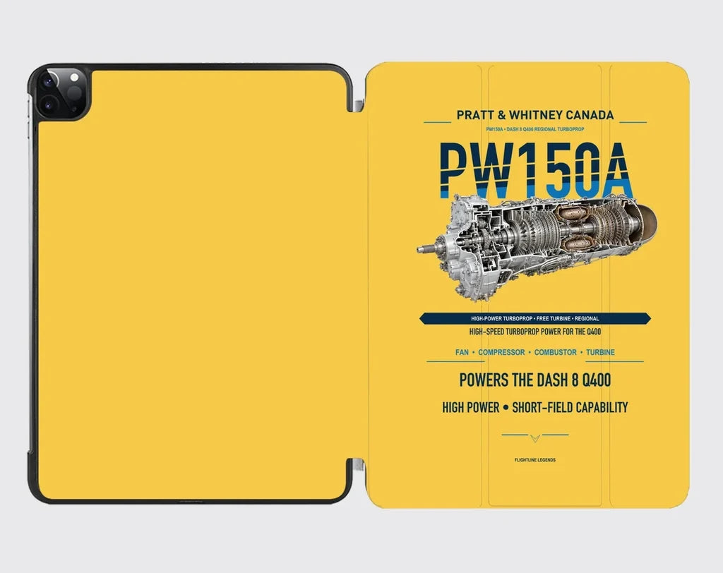 PW150A design on yellow ipad tablet case