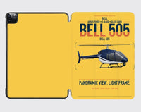 Thumbnail for Bell 505 design on yellow ipad tablet case