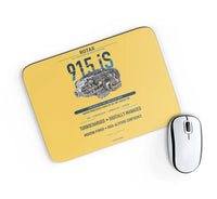 Thumbnail for 915 iS design on yellow rectangle mouse pad